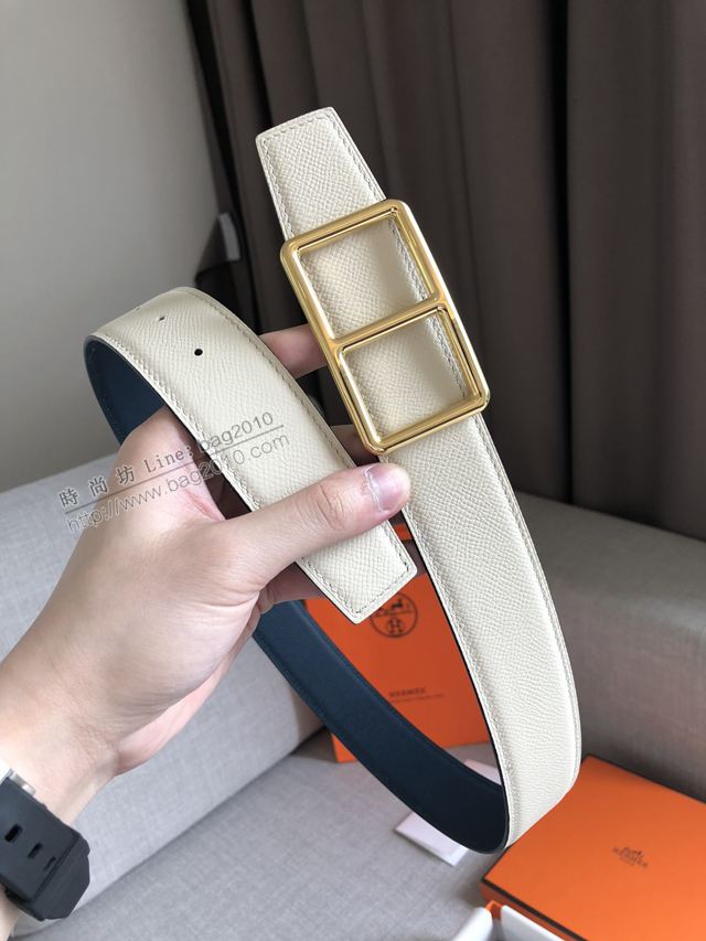 Hermes皮帶 官網同步 38MM 進口原版皮 愛馬仕男士腰帶  xfp2092